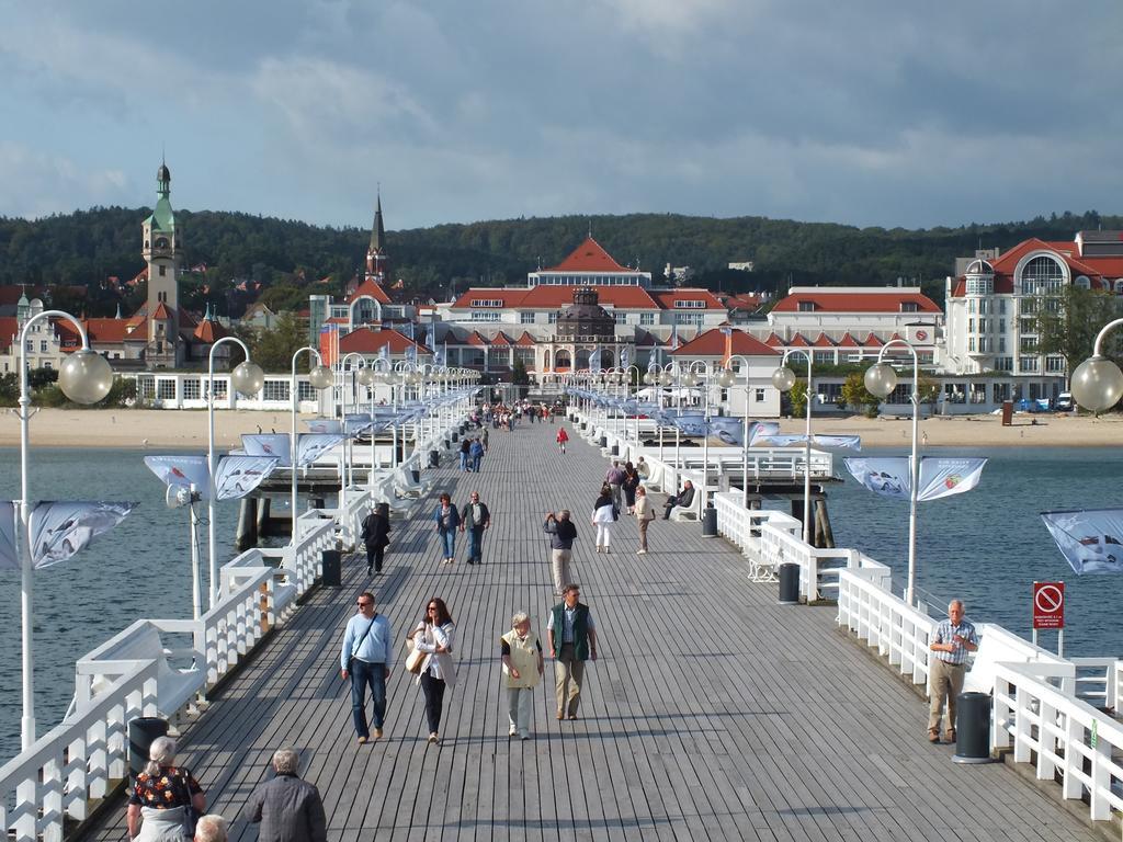 Patio Mare Amber Apartman Sopot Kültér fotó
